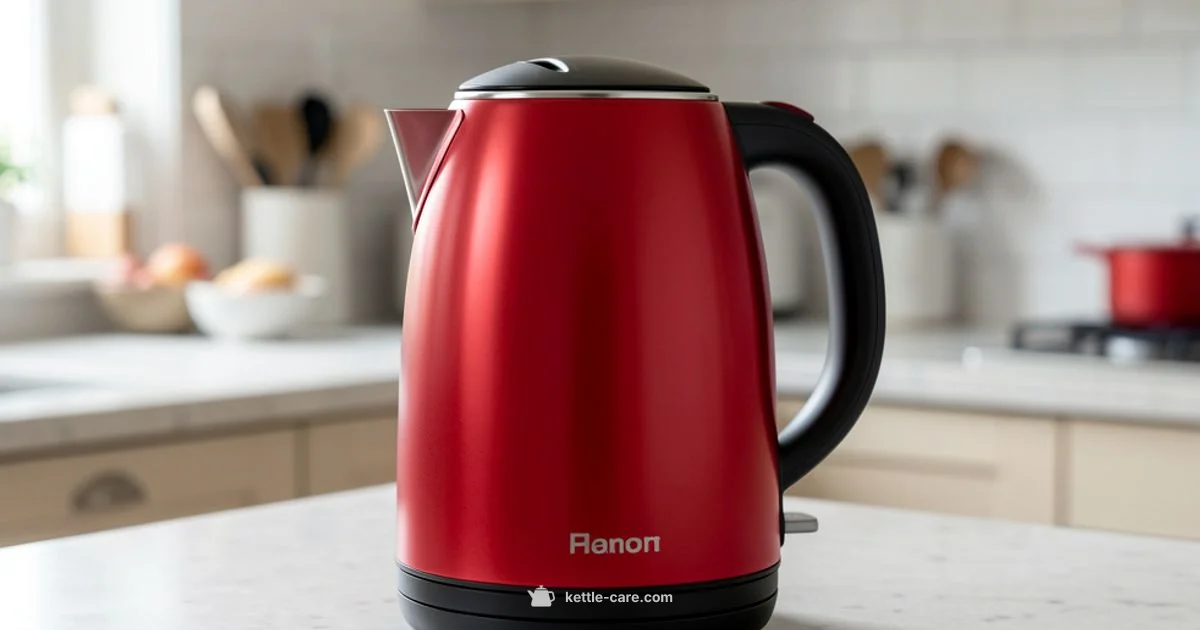 Red Electric Kettle - Kettle Care